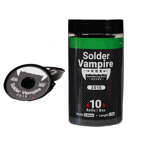 Lerpwige Desolder Desoldering Braid Wick Wire Mop Solder Sucker Fluxed Removers