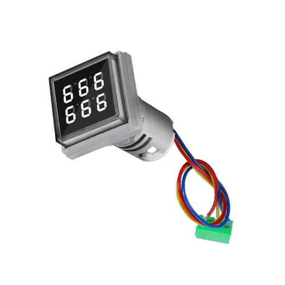 Lerpwige 6 Digit 0-999999 AC220V 22mm Hole Mount Count Meter with Ventilation Hole