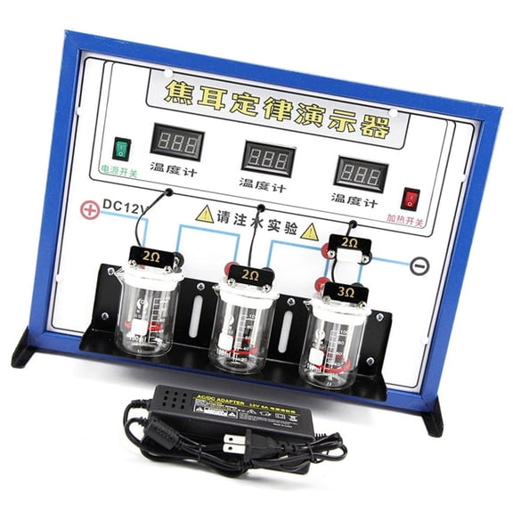 Lerpwige Digital Electric Meter Physics Teaching Tool, For Energy Law Classroom Experiments and Educational Demonstrations