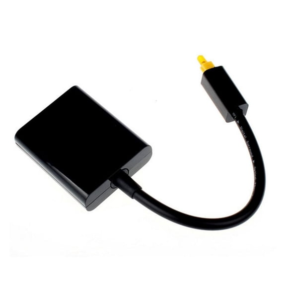 Lerpwige Digital Fiber Optical Splitter 1 In 2 Out Sound Adapter Compatible