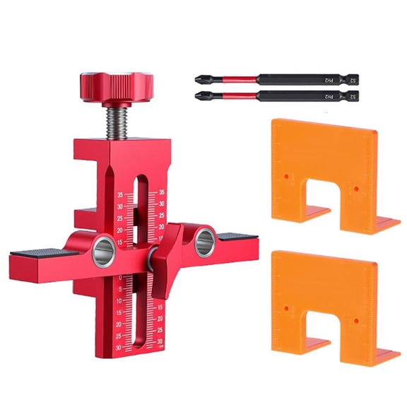 Lerpwige Door Hinge Jigs Template Mortiser Installation for Kitchen Bathroom Cabinet