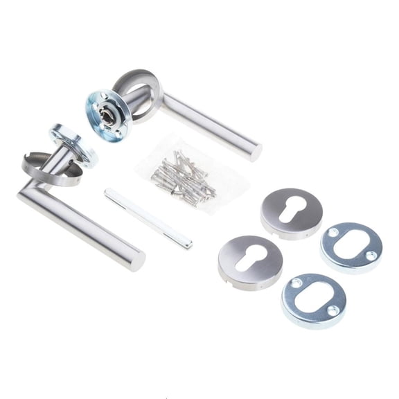 Lerpwige Door Lever Set with Key Locking Capability Simple Installs for Interior door