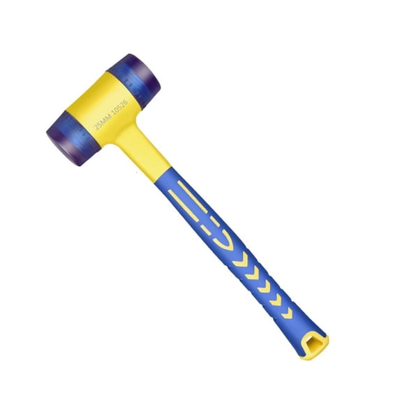 Lerpwige Rubber Hammer with Rubber Handle Detachable Insulated Installation Hammer