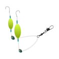thumbnail image 1 of Lerpwige Double Hook Fishing Float Fishing Rig with Double Hook Reverse Bottom Rigs, 1 of 9
