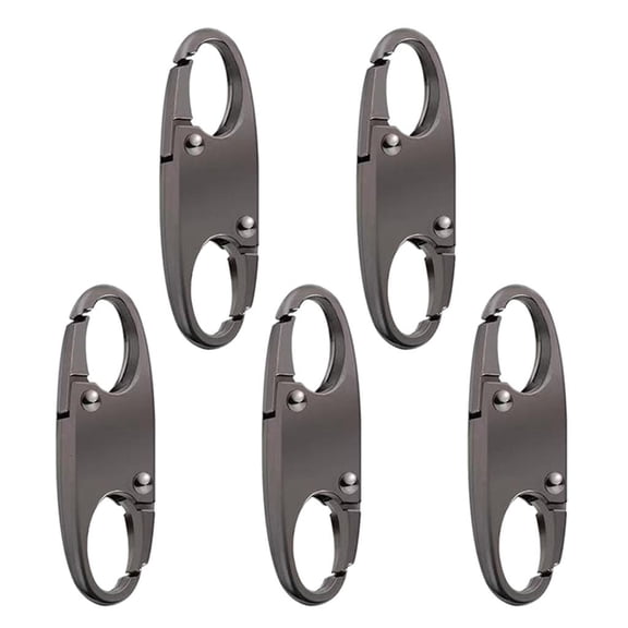 Lerpwige Zipper Clips Zipper Pull Backpack Lock Clips Quick Disconnect Carabiner Clips