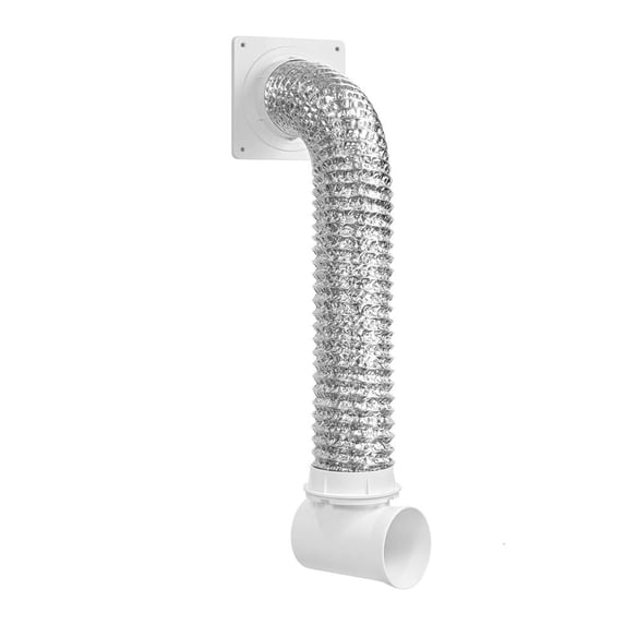 Lerpwige Duct Hose Dryer Vent Hose 90 Degree Dryer Vent Elbow Aluminum Flexible Duct