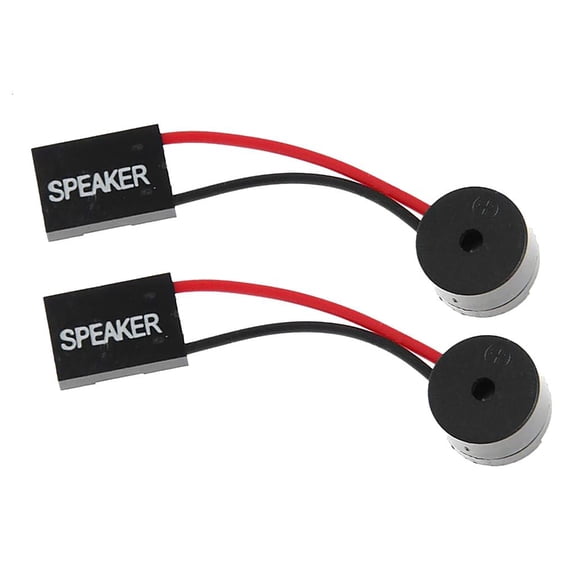 Lerpwige Computer Motherboard Speaker Alarm Mini Plugs Buzzer for Basic Beeps Sound