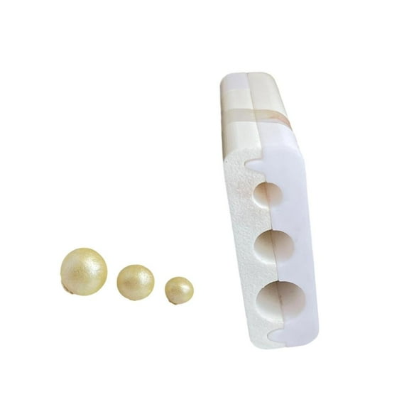 Lerpwige Egg Round Bead Maker 3 Size Clay Roller for Handcraft Jewelry Projects