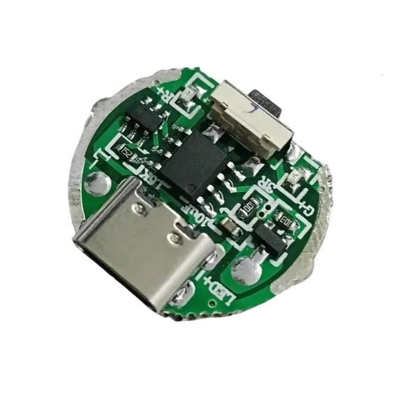 Lerpwige Energy Saving Double Output Flashlight Circuit Board for 6w-10W LED Beads