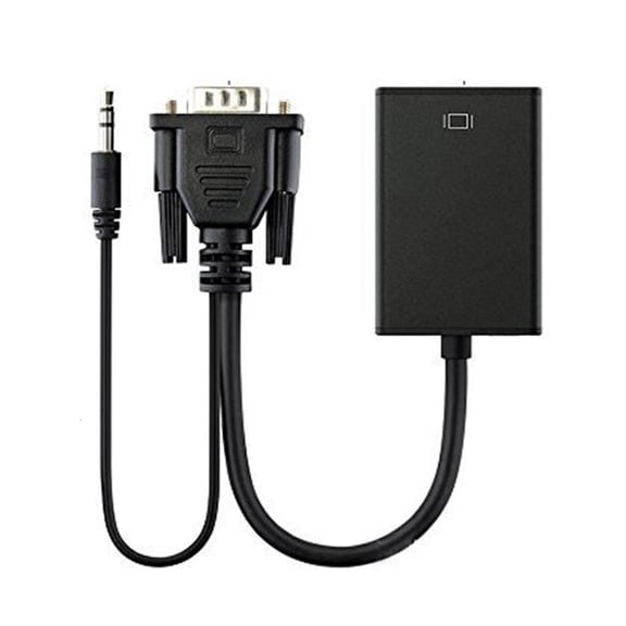 Lerpwige Female HDMIcompatible to Male VGA Adapter for Computer Laptop, Projectors, TV