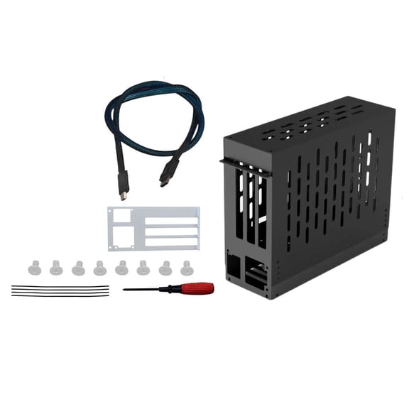 Lerpwige GPU Graphics Card Dock Docking Station for Laptop PCIe4.0 1U Power Portable External GPU Gaming