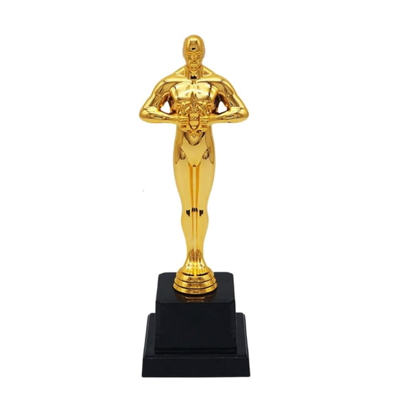 Lerpwige Golden Plated Academies Award Replicas Trophies 19cm/22cm/24cm Height Option Strong For Sports Achievements