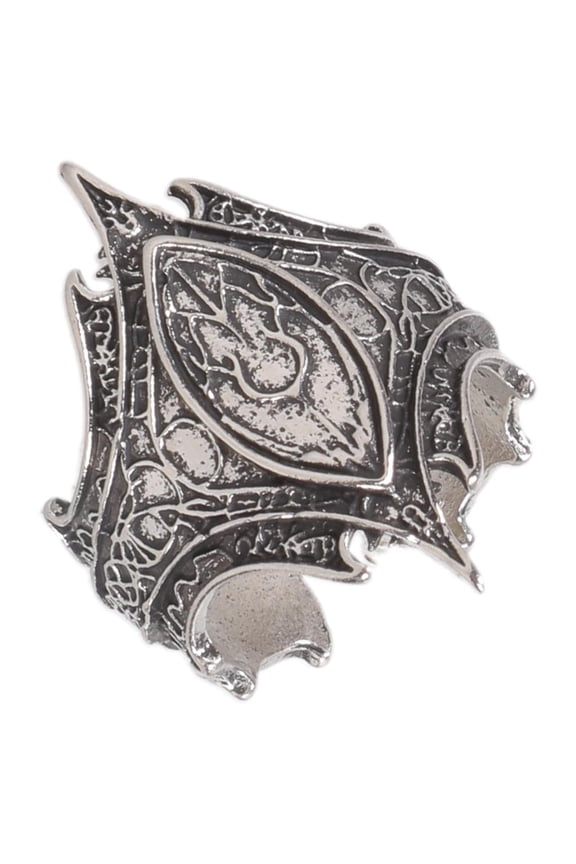Handcrafted Dark Art Adjustable Ring Intricate Gothic Detailing Alloy Craftsmanship