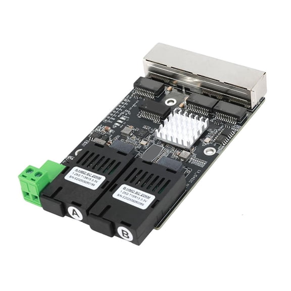 Lerpwige Heavy Duty 2 Light 4 Electric Port Gigabit Networking Switches With 5V To 36VDC Power Input