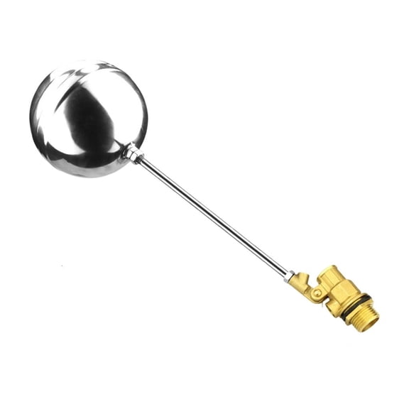 Lerpwige High Efficiency 1/2inch Male Thread Brass Float Valves Easy to Installation