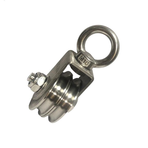 Lerpwige High Strength Carbon Steel U Channel Roller Strong Pulley Wheel For Industrial And Construction Projects