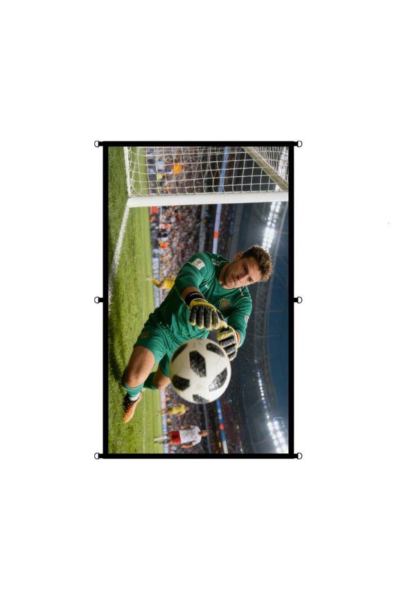 Highly Definition 16:9 D Rings Movie Screen Easy To Polyester Fabric For Home And Outdoor Use