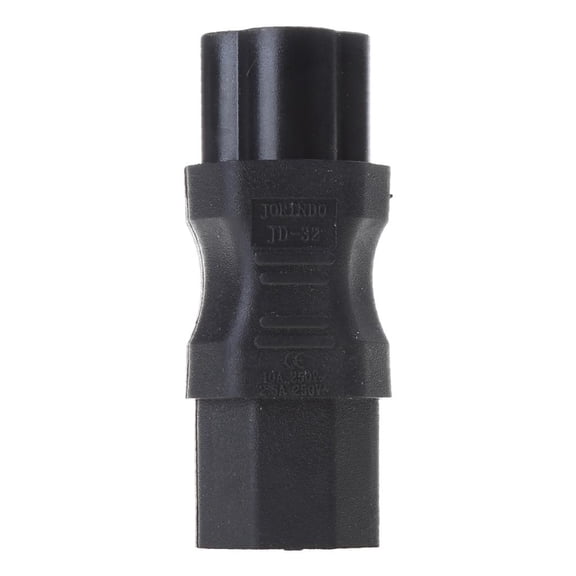 Lerpwige IEC 320 3-Pin C13 Female To C6 Male Cloverleaf Plug AC Power Adapter Converter
