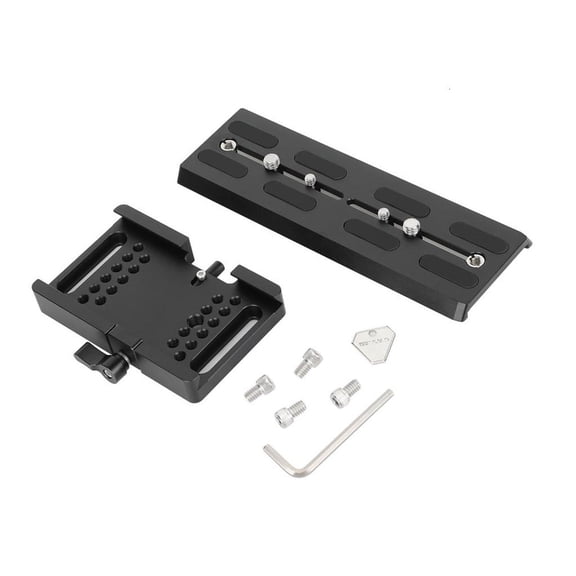 Lerpwige Lightweight Aluminum Camera Mounting Plate with Base Quick Release Design For Tripod Security And Stability