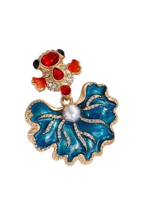 Lucky Fish Pin Versatile Wearable Art Personalize Present