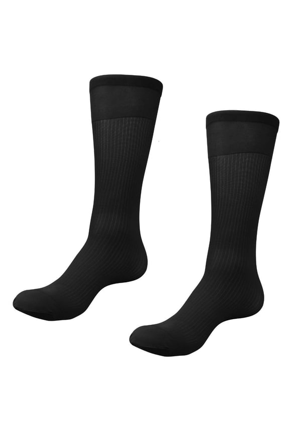 Mens Over the Calf Dress Socks Sheer Nylon Knee High Dress Socks