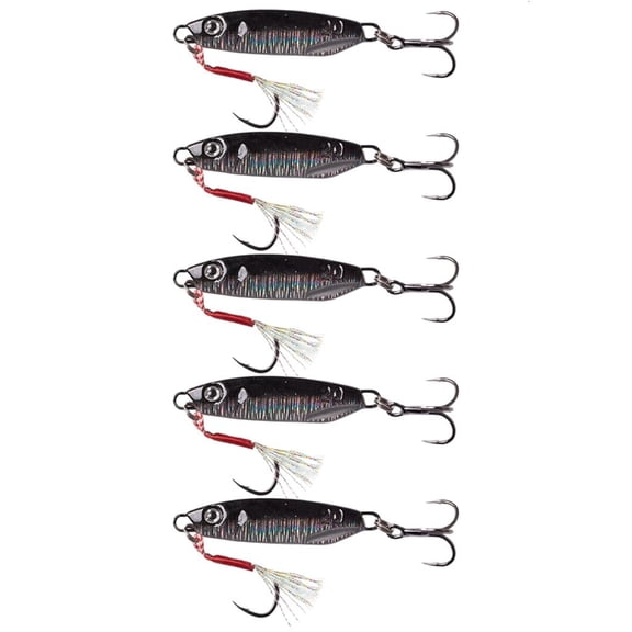 Lerpwige Metal Casting Jigging Spoon Lure Saltwater Fishing Baits 10/15/20/25/30g