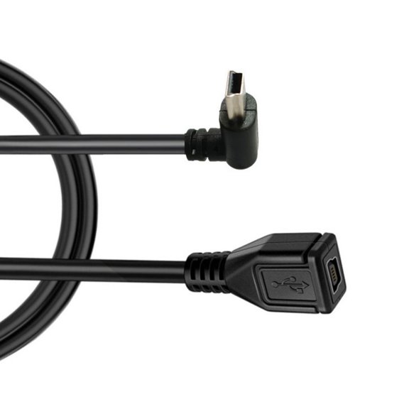 Lerpwige Mini USB Male to Female Charging Cord USB Charging Cable Fast Data Transfer