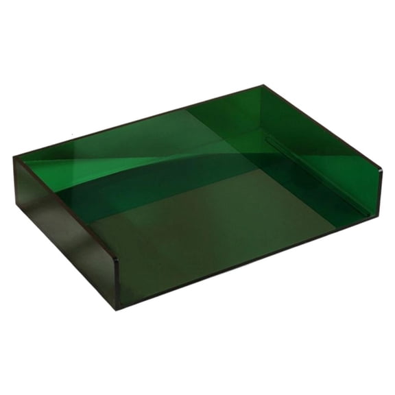 Lerpwige Modern Stackable Document Box Clear Storage File Organizers Available In Colorful Color To Room Decorations
