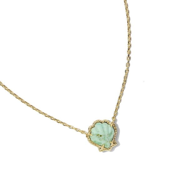 Lerpwige Multicolor Gemstones Shell Necklace Copper Made Jewelry With Secure Clasp Clavicle Accessories For Fashionable Outfits