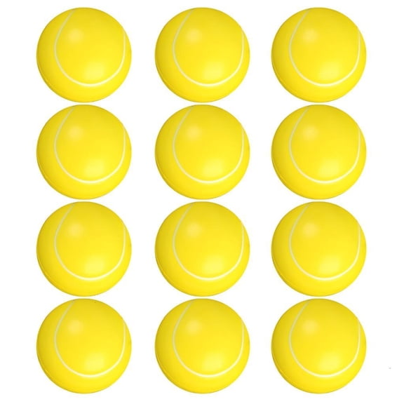 Lerpwige Playing High Bounces Foam Tennis Globe, 12Pcs Set for Children Sports Game