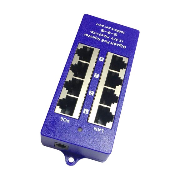 Lerpwige Plugs Play 4 Channel Poe Module For Security Cctv And Office Networking