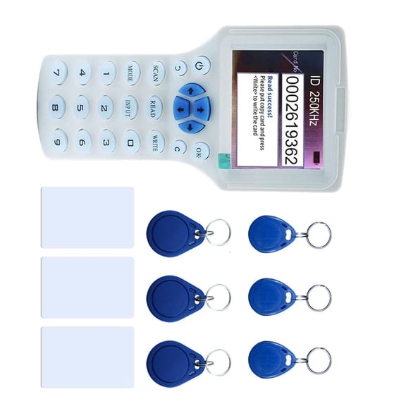 Lerpwige Portable Card Reader Writer With double Power Supply And Decryption Function For Protected Chip Cards Includes USB Data