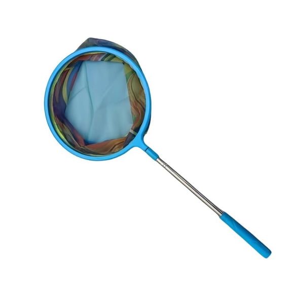 Lerpwige Portables Butterfly Netting Fishing Net Stainless Steel Telescopic Fishing Net Folding Bucket Outdoor Tool