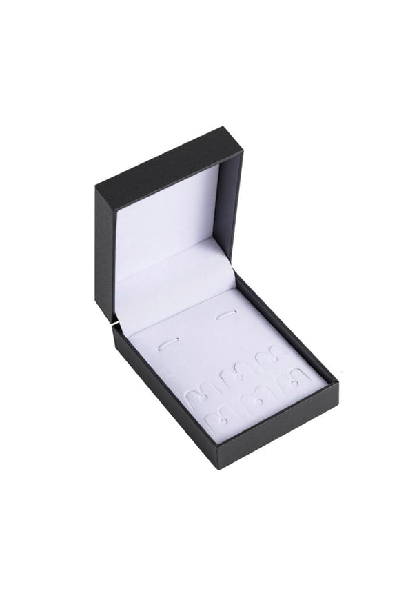 Practical Cufflink Display Case Plastic Jewelry Organiser For Men Compact Design