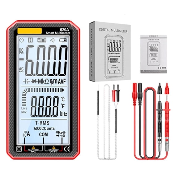 Lerpwige Professional ABS Digital Multimeter Automatic Ranging Selection For Electricians And DIYer Enthusiasts Accurate Circuit