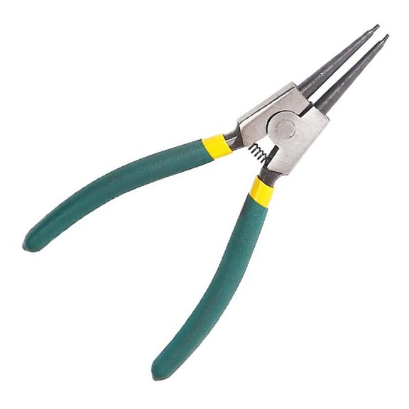 Lerpwige Professional Carbon Steel Snapping Rings Pliers Featuring Interchangeable Bent And Straight Tip 7Inch Length