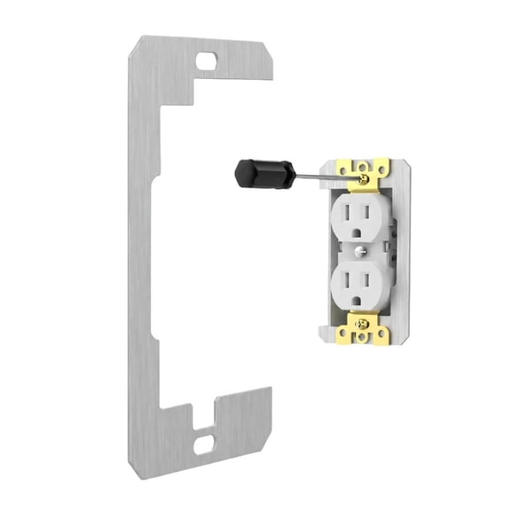Lerpwige Receptacle wall repair support Bracket for loose outlet plate areas use