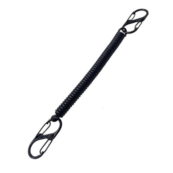 Lerpwige Retractable Coiled Tethers with Carabiner Retractable Spring Elastics Rope
