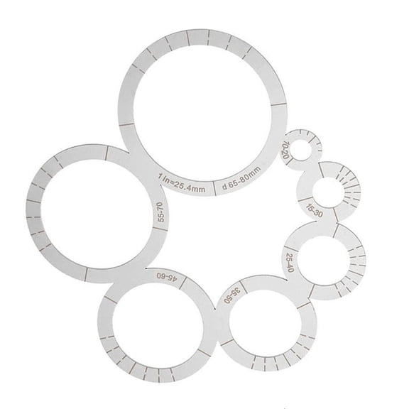 Lerpwige Round Corner Cutting Ruler for High Precisions Cutting and Crafting
