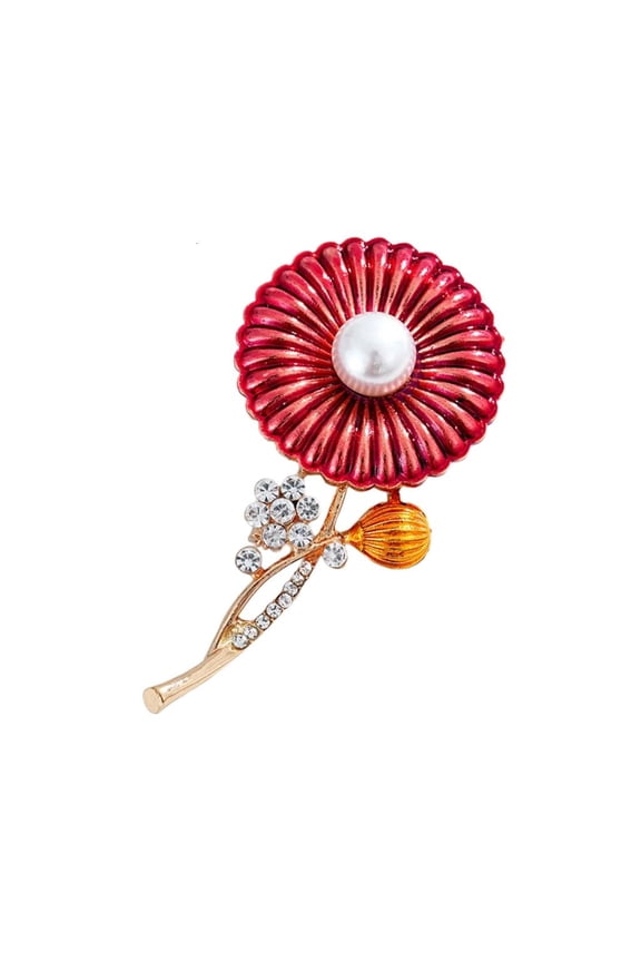 Scratch Resistant Stylish Daisy Pin Jewelry Accessory Floral Design Clothing Accessories Ideal For Teens And Adults