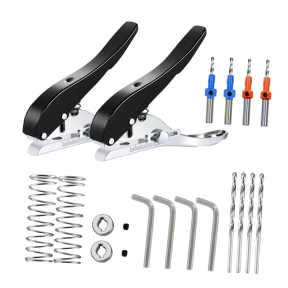 Lerpwige Single Hole Punching 8mm/10mm Round Hole Puncher Tool Credit Paper Card Corner Hand Tool For Edged Banding