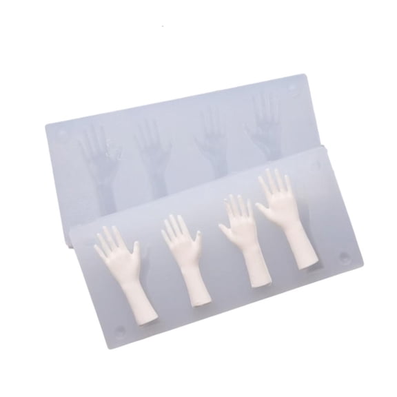 Lerpwige Skin Friendly Silicone Hand Mould for Safe Clay Projects Sensitive Users