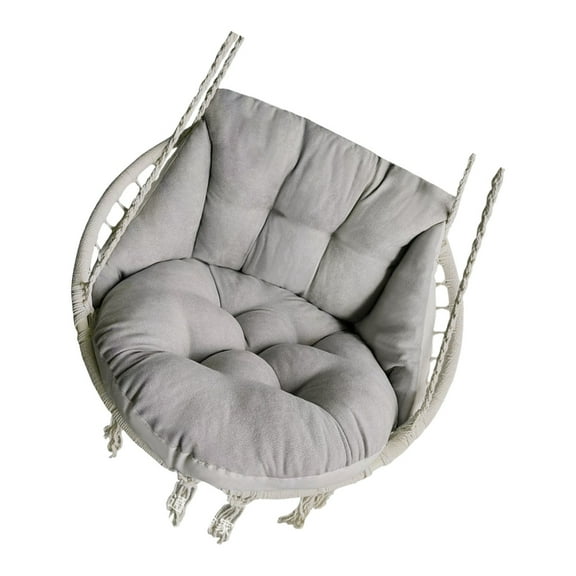 Lerpwige Soft Eggshell Swing Chair Cushion for Enhances Comfort and Styles for Gardens