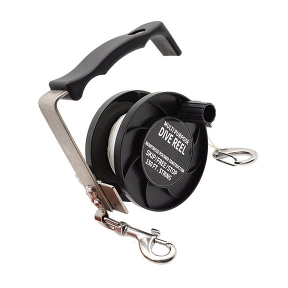Lerpwige Stainless Steel Diving Line Reel for Safety Underwater Diving Snorkeling