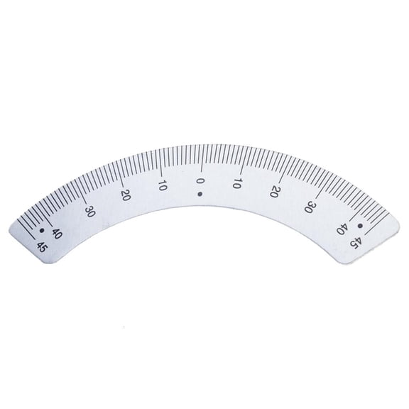 Lerpwige Steel Gauges 45-0-45 Angles Ruler with Clear Scale Woodworking Tool