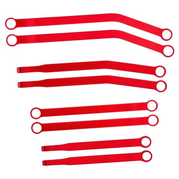 Lerpwige Sturdy Aluminum Enhanced Linkage Group Fitting 1/30 Scale SCX30 Size Rock Crawlers