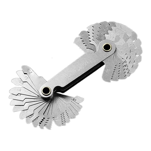 Lerpwige Three Standard Thread Gauges Metric Unified Thread Checker Strong Tool