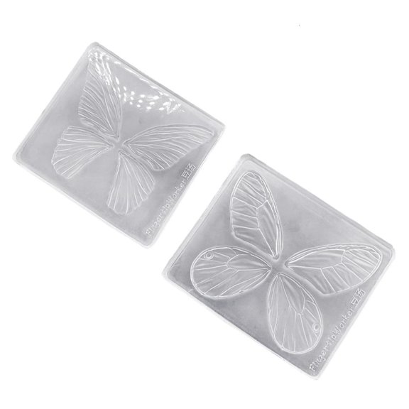 Lerpwige Two Piece Raised Butterfly Silicone Mold For Artisanal Projects And Gifts