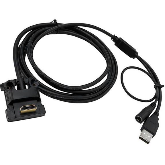 Lerpwige USB 2.0 to HDTV Right Angled Cable 2Meter PVC for IPP350 POS Terminals Fast Data