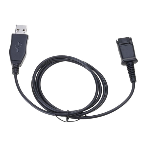 Lerpwige USB Adapter For Quick Disconnect Headsets (QD) PC Seamlessly Connectivity